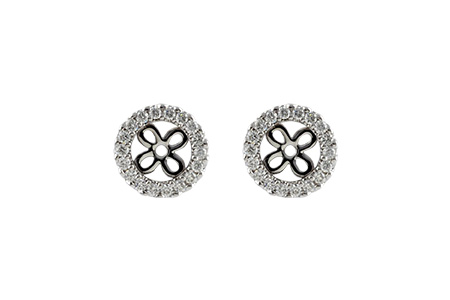 G197-03743: EARRING JACKETS .24 TW (FOR 0.75-1.00 CT TW STUDS)