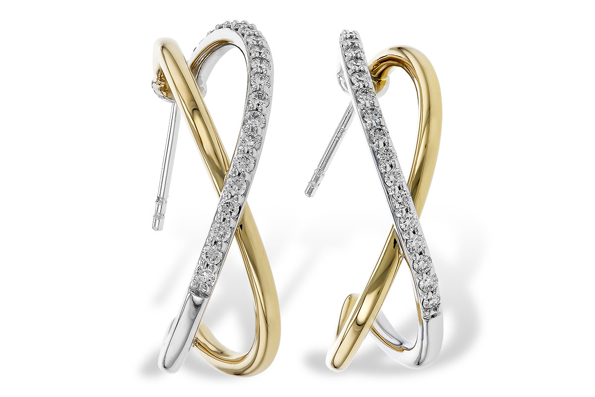 A284-29261: EARRINGS .50 TW