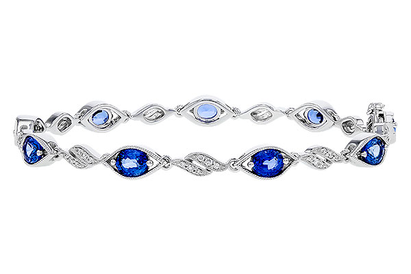 A284-29270: BRACELET 4.02 SAPPHIRE 4.26 TGW (7")
