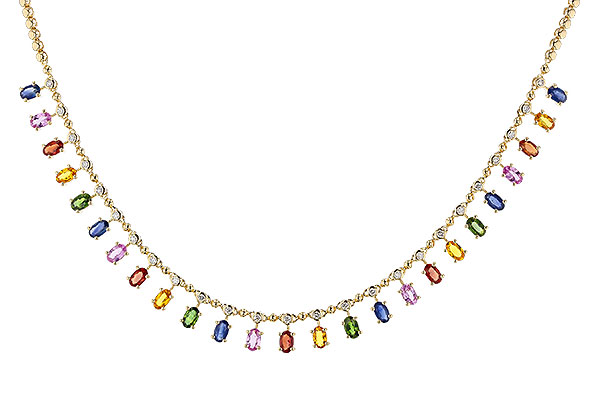 A284-31025: NECK 6.75 MULTI-COLOR SAPP 7.21 TGW (17.25")