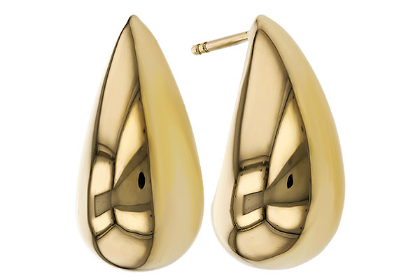 A284-32861: GOLD EARRINGS (20MM)