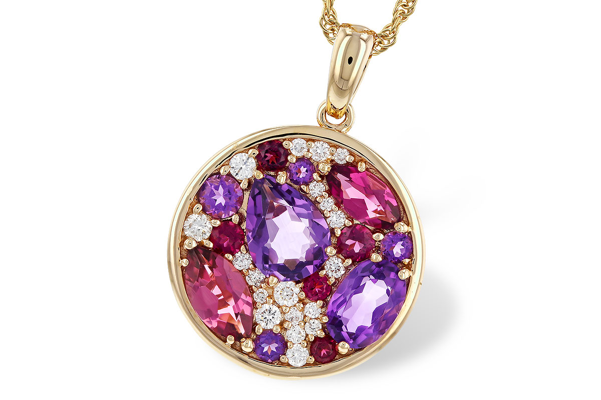 A284-33816: NECK 1.83 TW SEMI-PRECIOUS (P.TOUR, AMY) 2.00 TGW