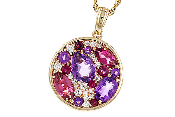 A284-33816: NECK 1.83 TW SEMI-PRECIOUS (P.TOUR, AMY) 2.00 TGW