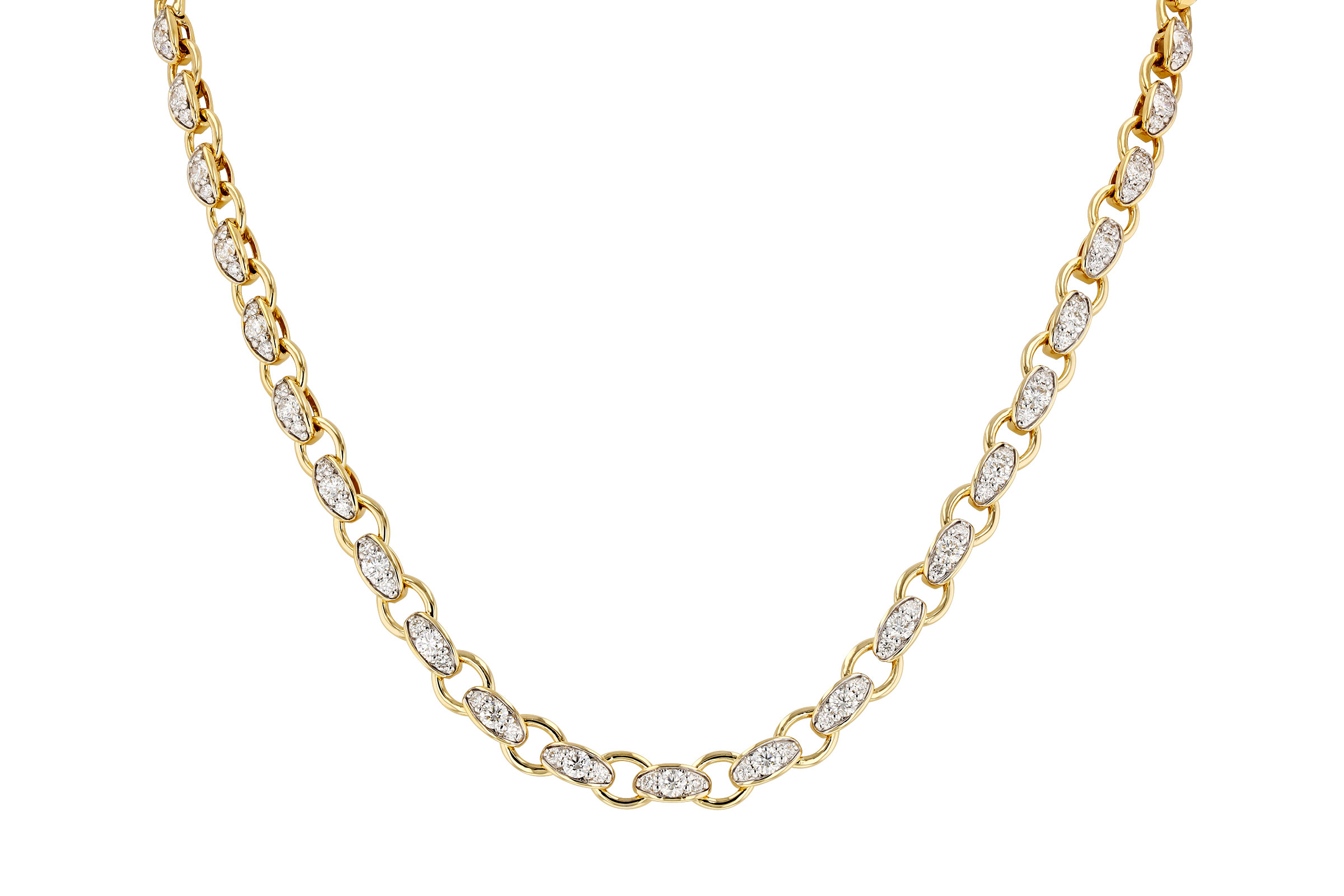 A285-20107: NECKLACE 3.18 TW (17.25")