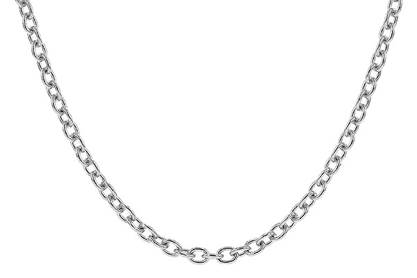 B283-42852: CABLE CHAIN (1.3MM, 14KT, 24IN, LOBSTER CLASP)