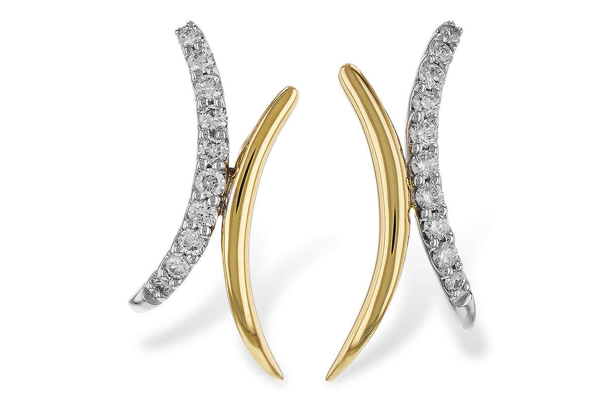 B284-31979: EARRINGS .15 TW