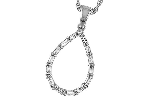 B284-32843: NECKLACE .27 BAG .28 TW