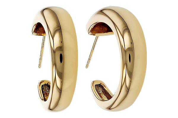 B284-34661: GOLD EARRINGS (20MM)