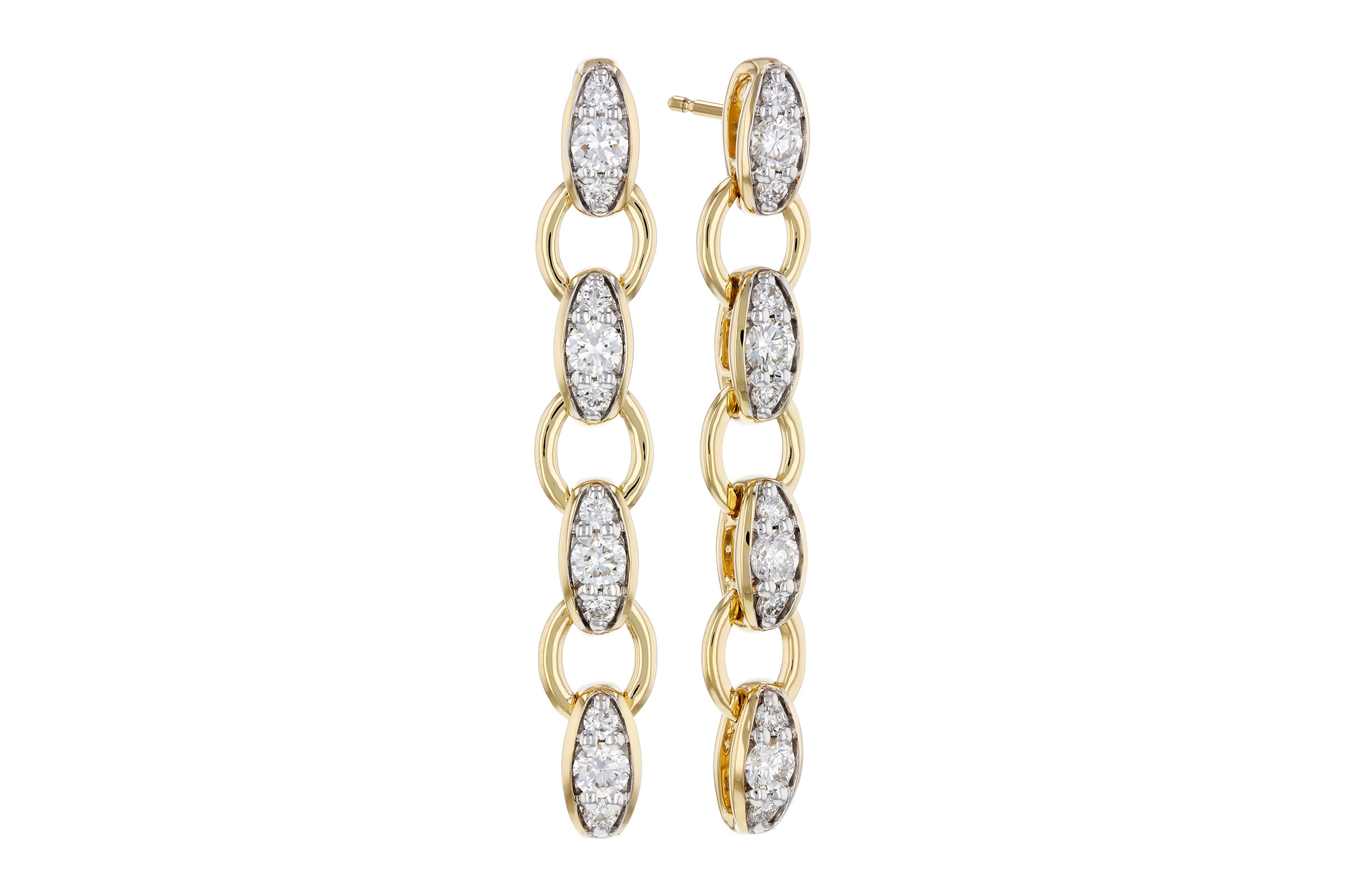 B285-19270: EARRINGS .65 TW