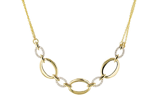 C284-28288: NECKLACE .50 TW (18")