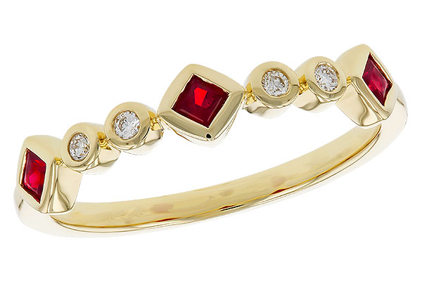 C284-31079: LDS WED RG .22 RUBY .27 TGW