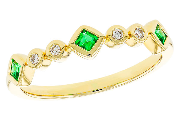 C284-31988: LDS WED RG .14 TW EMERALD .19 TGW