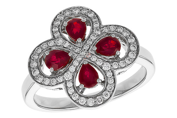 C284-32870: LDS RG .68 TW RUBY .96 TGW