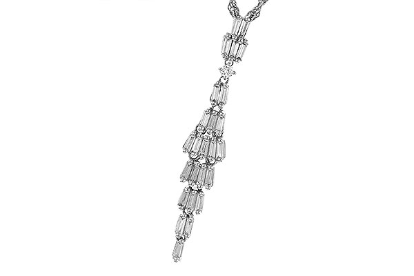 C284-32879: NECKLACE .33 BAG .35 TW