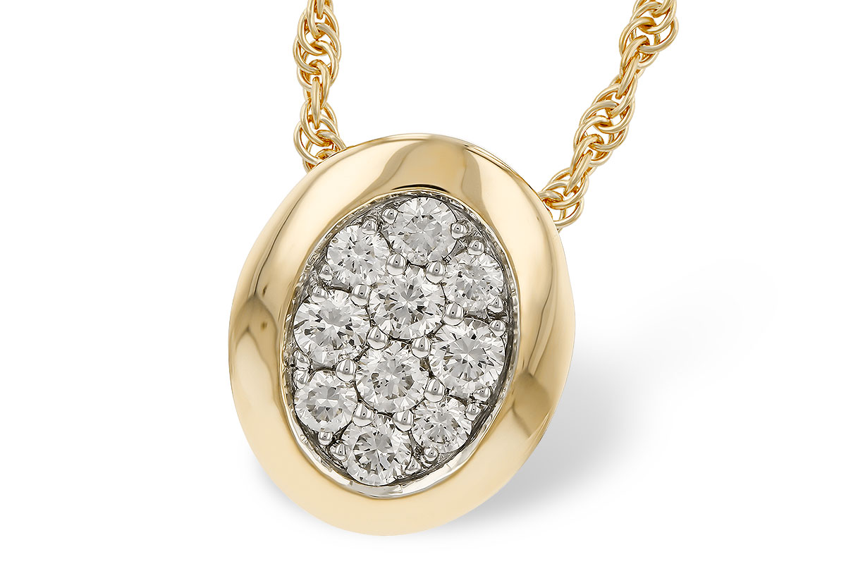 C284-33743: NECKLACE .25 TW