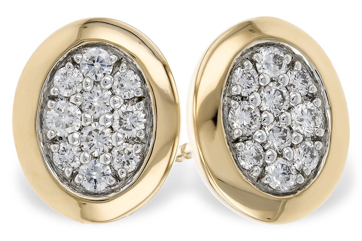 C284-33752: EARRINGS .39 TW
