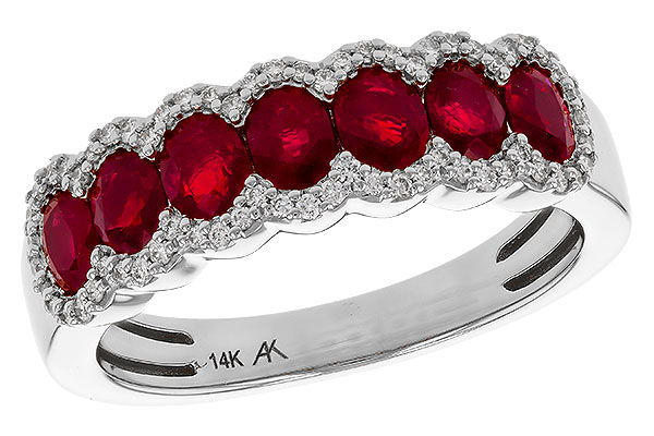 C284-34652: LDS WED RG 1.40 TW RUBY 1.57 TGW