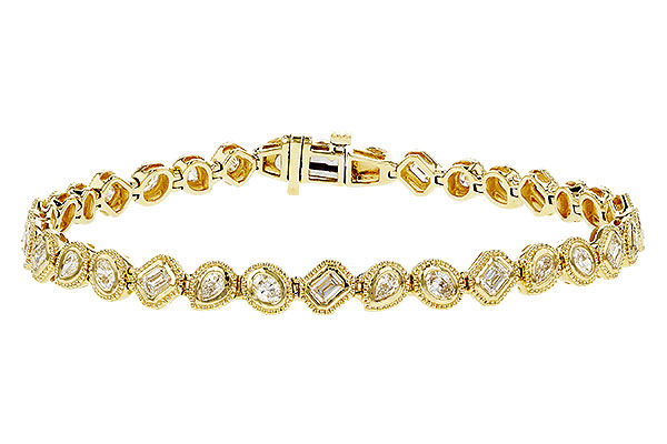 C284-34707: BRACELET 2.15 TW FANCY CUT DIAMONDS