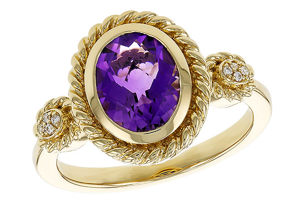 C284-35579: LDS RG 1.38 AMETHYST 1.40 TGW (9x7MM AMY)