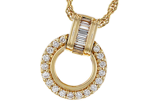C284-35634: NECKLACE .12 BAG .33 TW