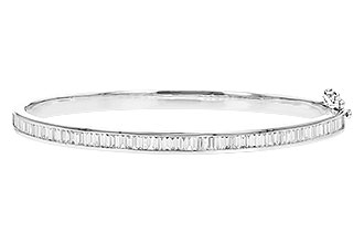 D283-37443: BANGLE 1.02 TW BAGUETTE DIAMONDS