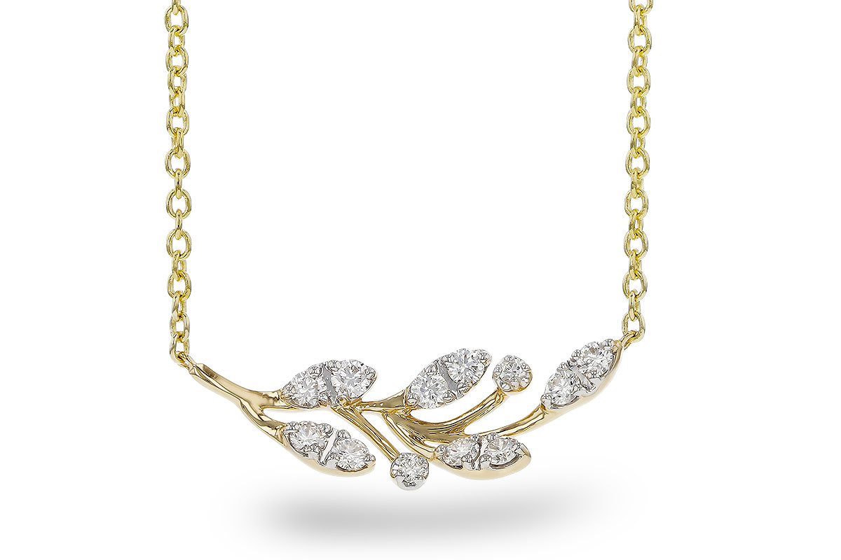 D284-30097: NECKLACE .32 TW (18")