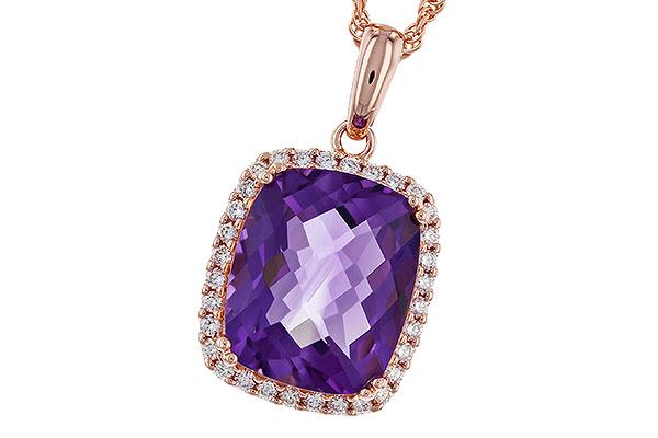 D284-30143: NECKLACE 4.57 AMETHYST 4.81 TGW (12x10MM CU)