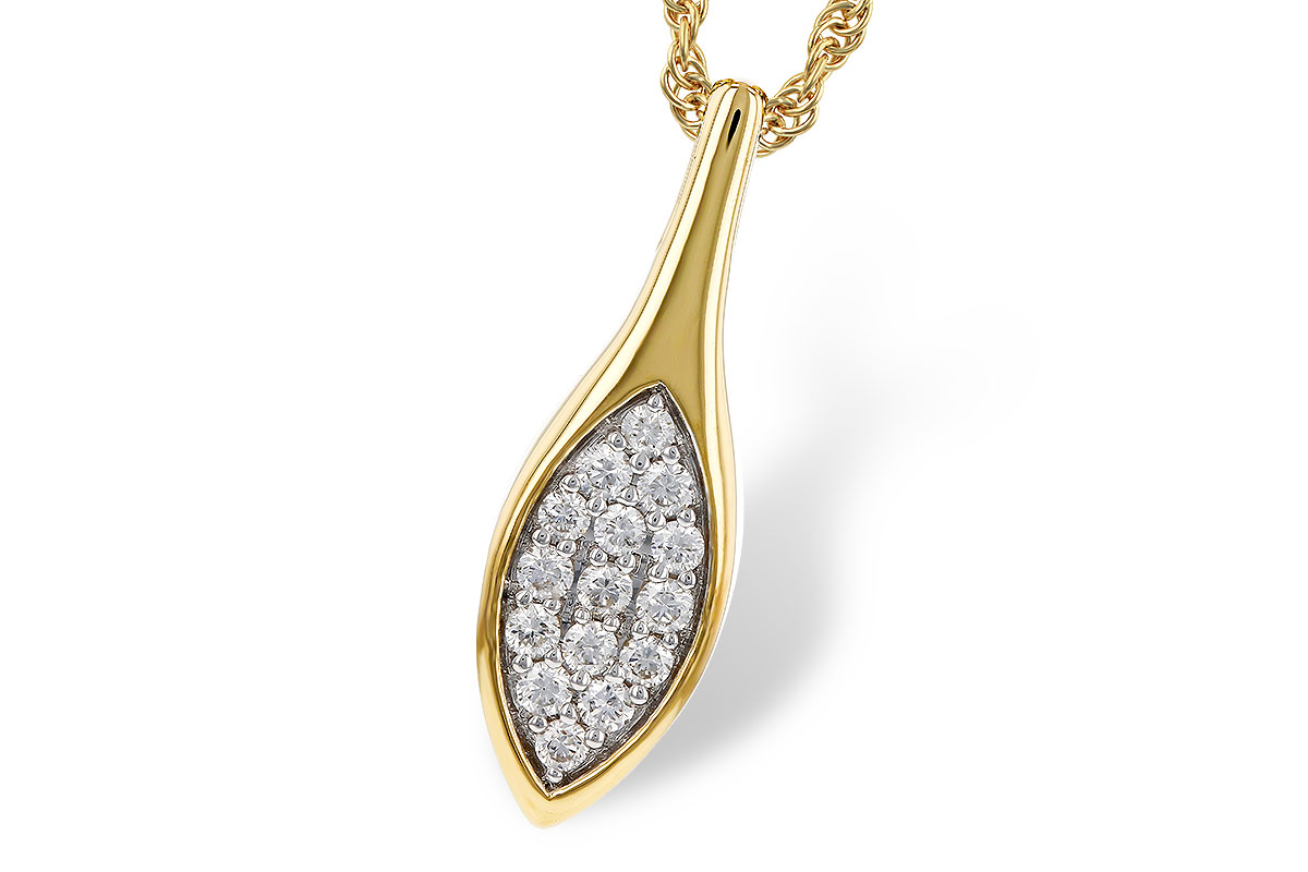 D284-33816: NECKLACE .20 TW