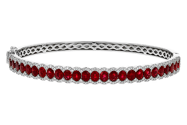 D284-34643: BANGLE 5.04 TW RUBY 5.60 TGW