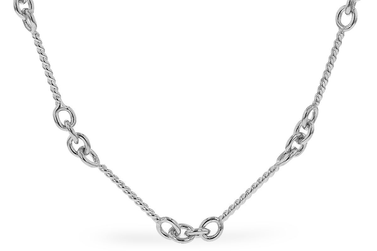 E283-41988: TWIST CHAIN (0.80MM, 14KT, 18IN, LOBSTER CLASP)