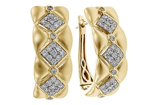 E284-31025: EARRINGS .75 TW