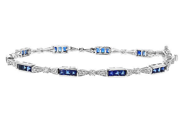 E284-32861: BRACELET 2.10 SAPPHIRE 2.75 TGW (7")