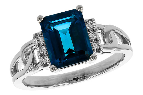 E284-33752: LDS RG 2.42 LONDON BLUE TOPAZ 2.50 TGW (9x7MM LBT)
