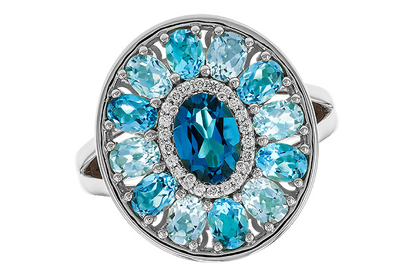 E284-33797: LDS RG 3.02 TW BLUE TOPAZ 3.10 TGW (7x5MM LBT CTR)