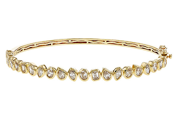 E284-34688: BANGLE 1.65 TW FANCY CUT DIAS