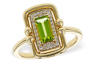 E284-35561: LDS RG .72 PERIDOT .84 TGW (8x4MM PER)