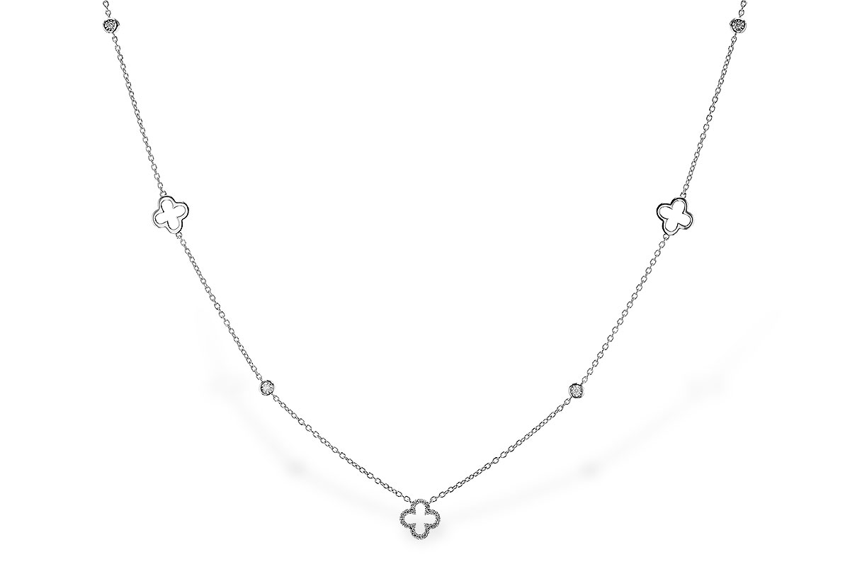 F284-29234: NECKLACE .20 TW (18")