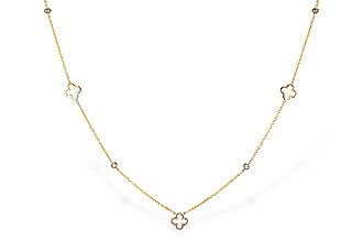 F284-29234: NECKLACE .20 TW (18")