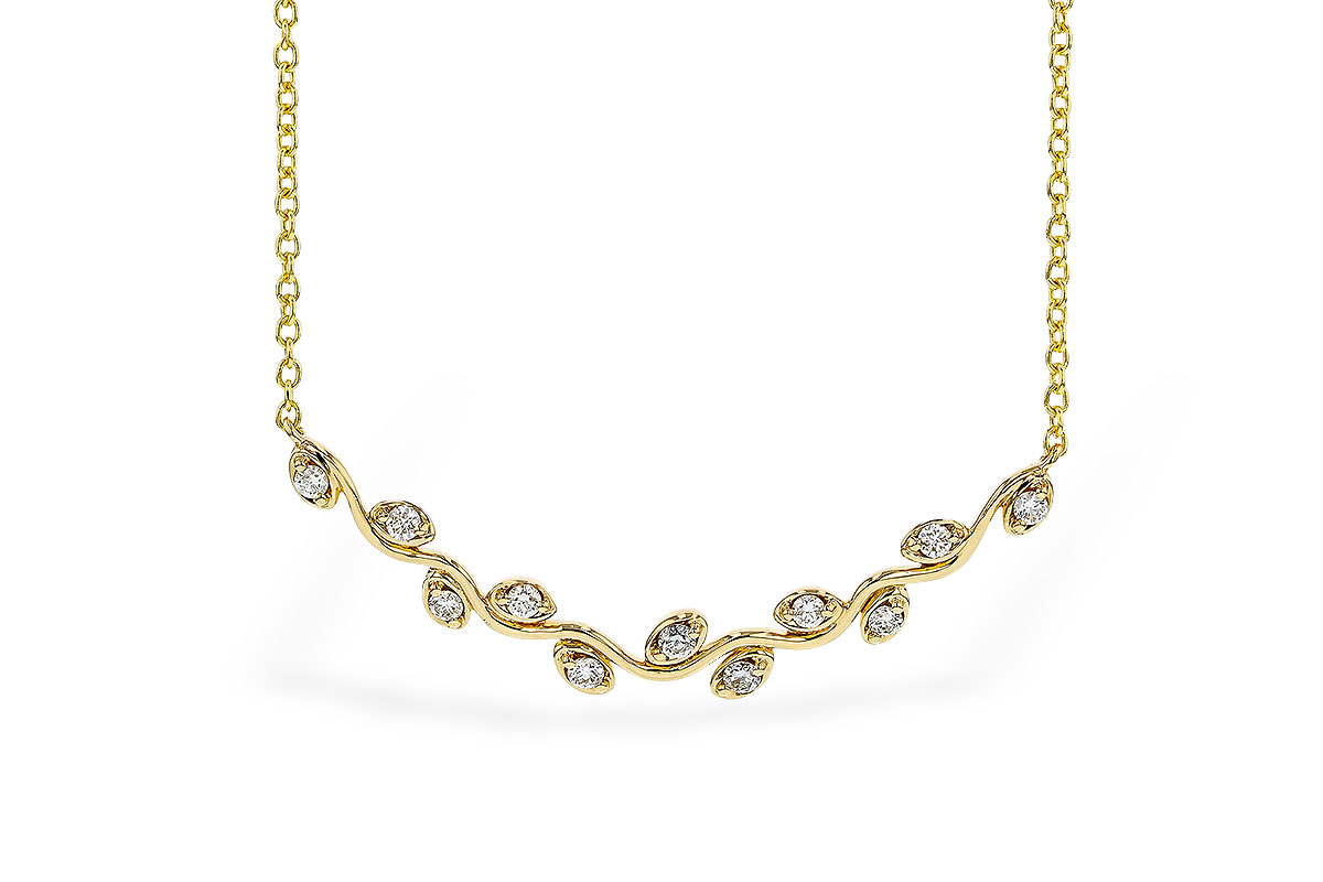 F284-34679: NECKLACE .25 TW (18")