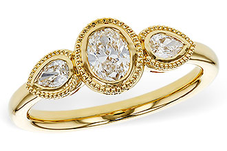 F284-34715: LDS DIA RG .60 TW FANCY CUT DIAMONDS