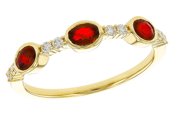 F284-35552: LDS WED RG .66 TW RUBY .78 TGW