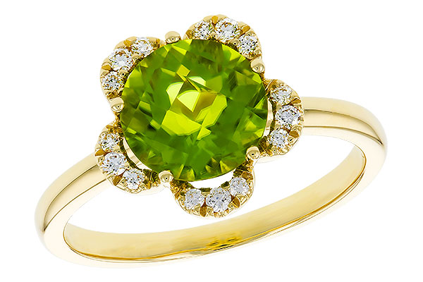 F284-35561: LDS RG 2.16 PERIDOT 2.28 TGW (8MM RD)