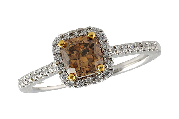 G197-06488: LDS DIA RG .93 BROWN DIA 1.09 TW