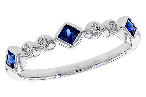G284-31915: LDS WED RG .25 SAPPHIRE .30 TGW