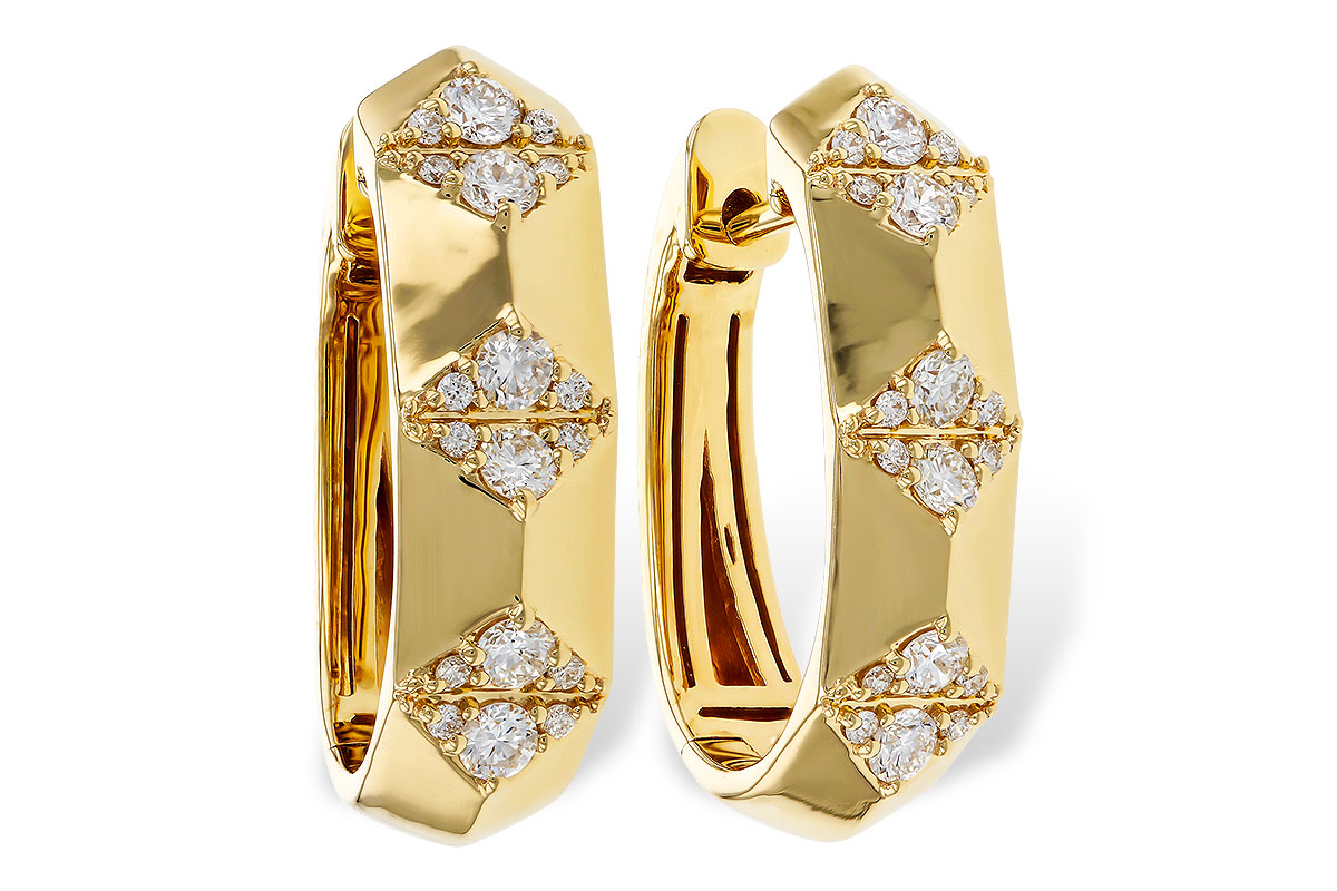 G284-33770: EARRINGS .50 TW