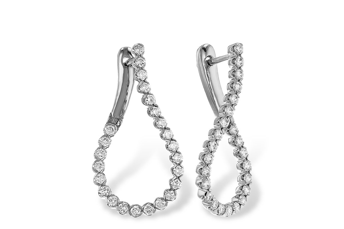 G284-33779: EARRINGS 1.00 TW