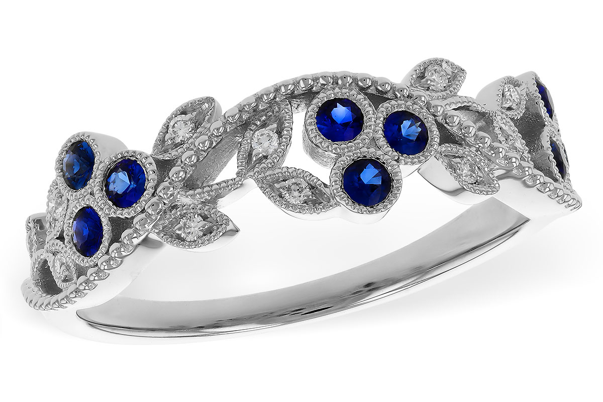G284-35552: LDS WED RG .23 SAPPHIRE .29 TGW