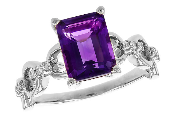 H284-33752: LDS RG 1.95 AMETHYST 2.05 TGW (9x7MM AMY)