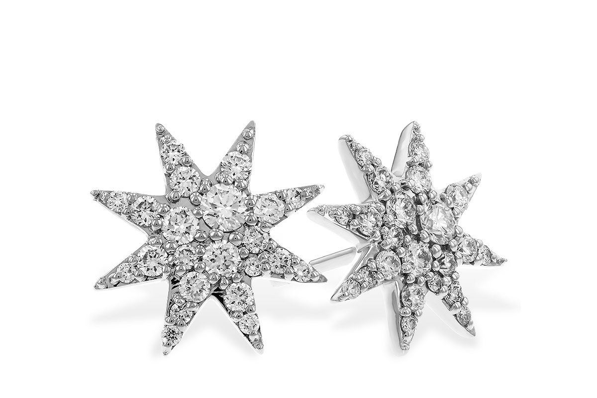 H284-33761: EARRINGS .50 TW