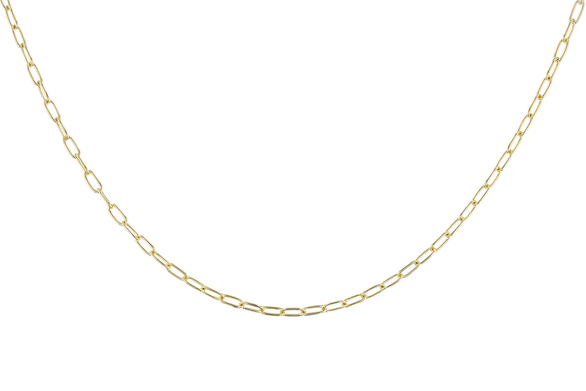 K283-41970: PAPERCLIP SM (18IN, 2.40MM, 14KT, LOBSTER CLASP)